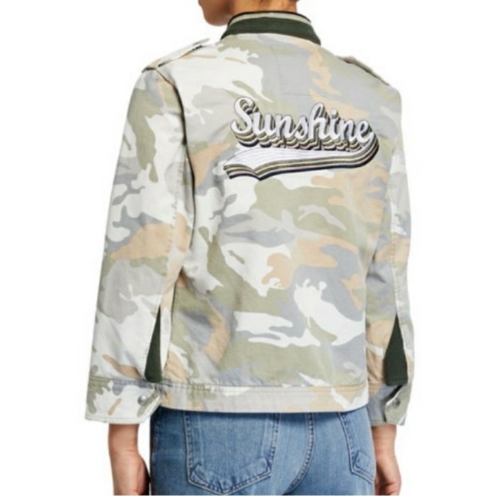 ZADIG & VOLTAIRE  "Sunshine" Camo Kavy Jacket Size‎ Medium